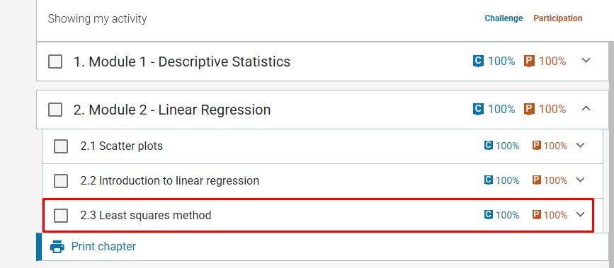 ZyBooks math participation activity showing correct answers by Finish My Math Class experts
